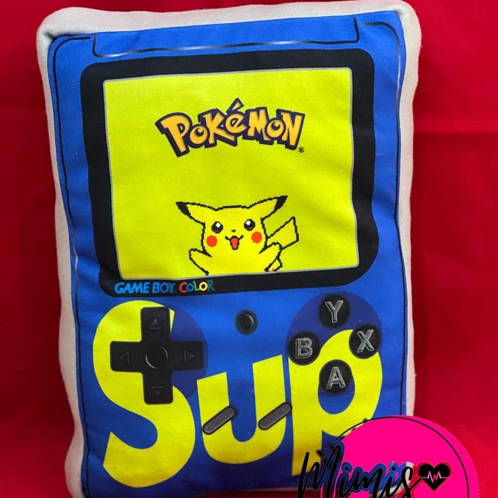 Gameboy Color Pokémon pillow